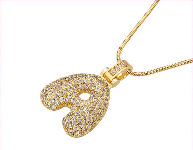 26 Original English Alphabet Hip Hop Necklace