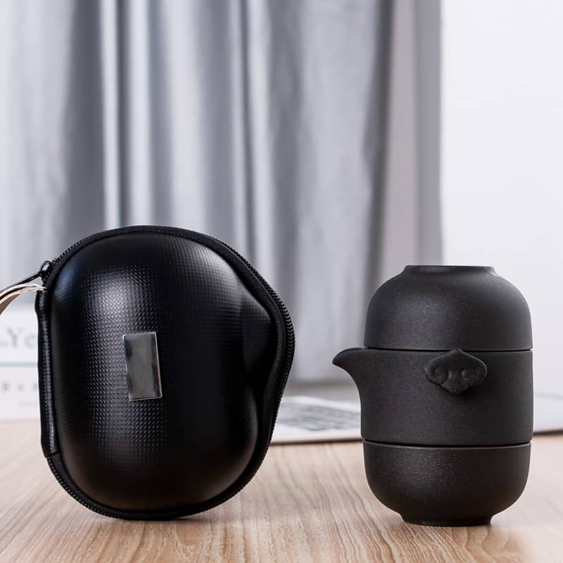 Travel Tea Set Zisha Quick Guest Cup One Pot And Two Cups…