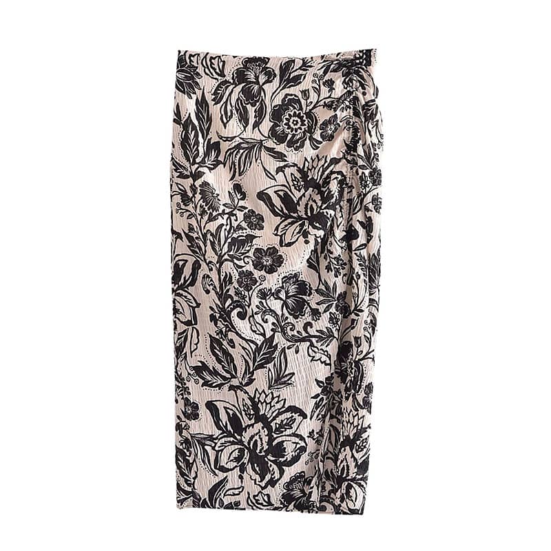 Women'S European And American Style All-Match Pleated Des…