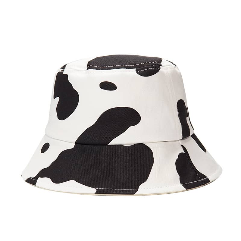 Cow Pattern Hat Female Leisure Outdoor Sunbath Hat Korean…