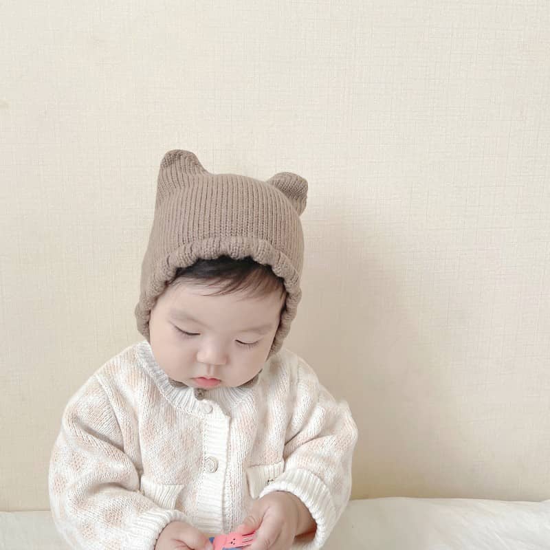 Knitted Ear Protection For Autumn Baby