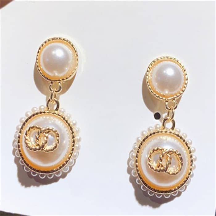 High Sense Of small Fragrance Anti-Alergic Fashion Earrin…