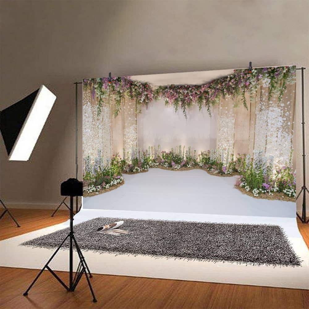 Beautiful Wedding Rose Wall Themed Photography Photograph…