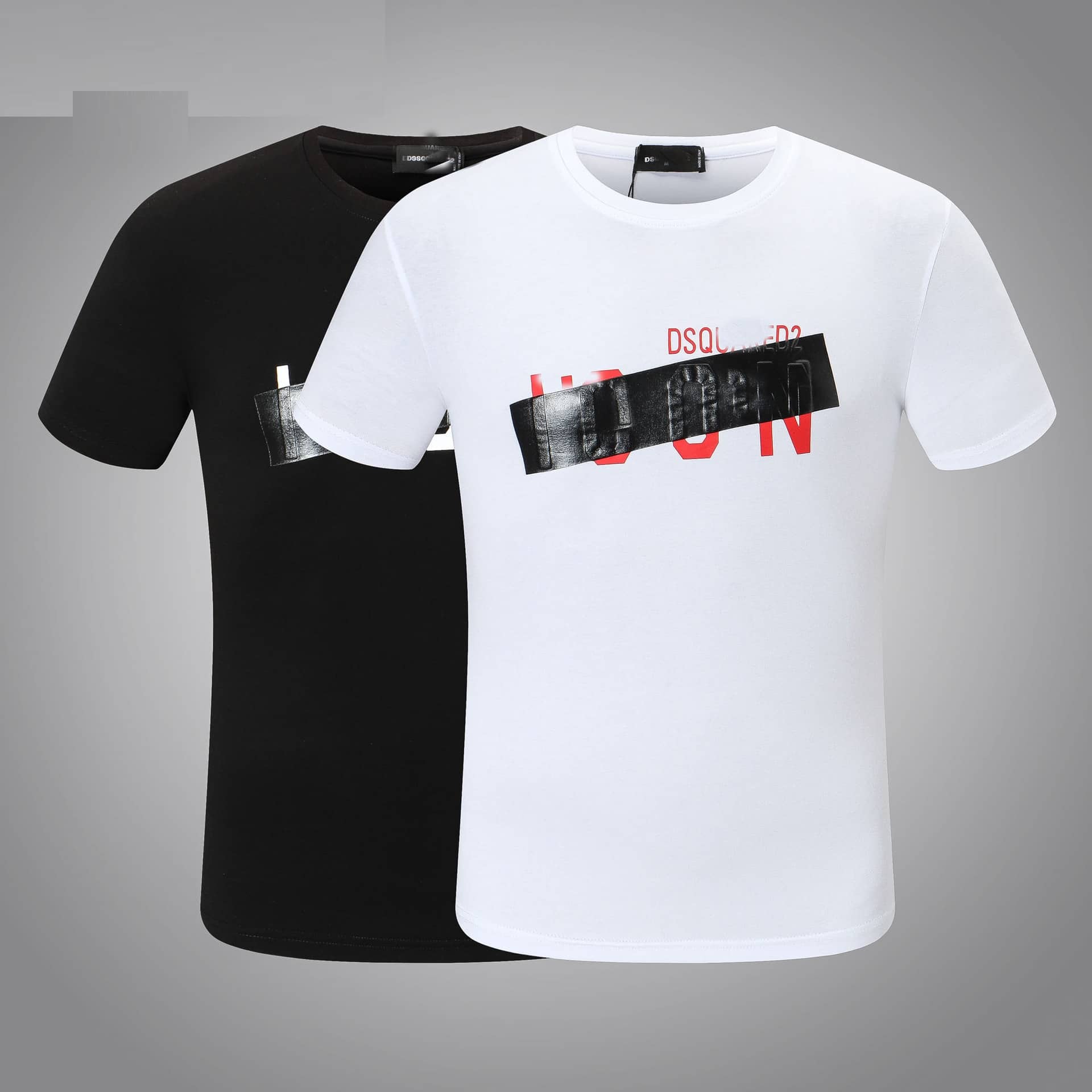 Round Neck Men's Printed T-shirt