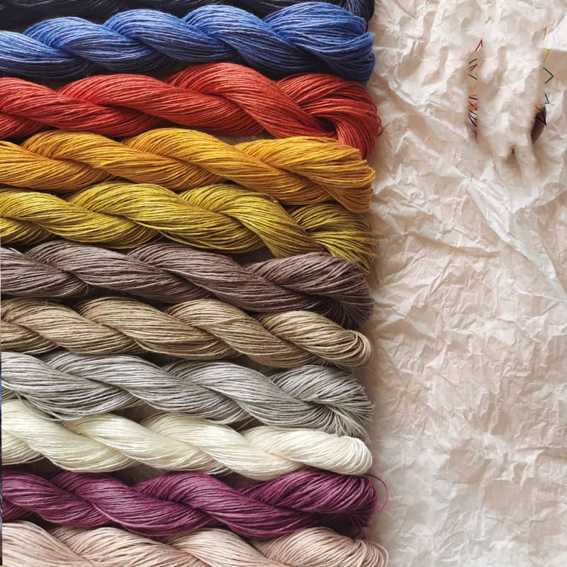 Linen8 Medium Thick Thread Hand Knitted Diy