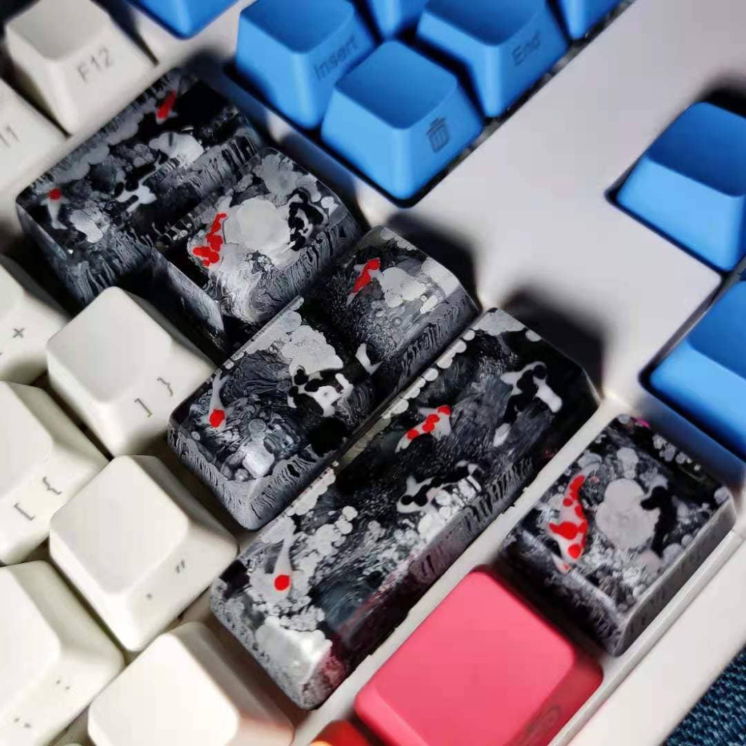 Mechanical Keyboard Full Set Of Zen Pools With Full Color…