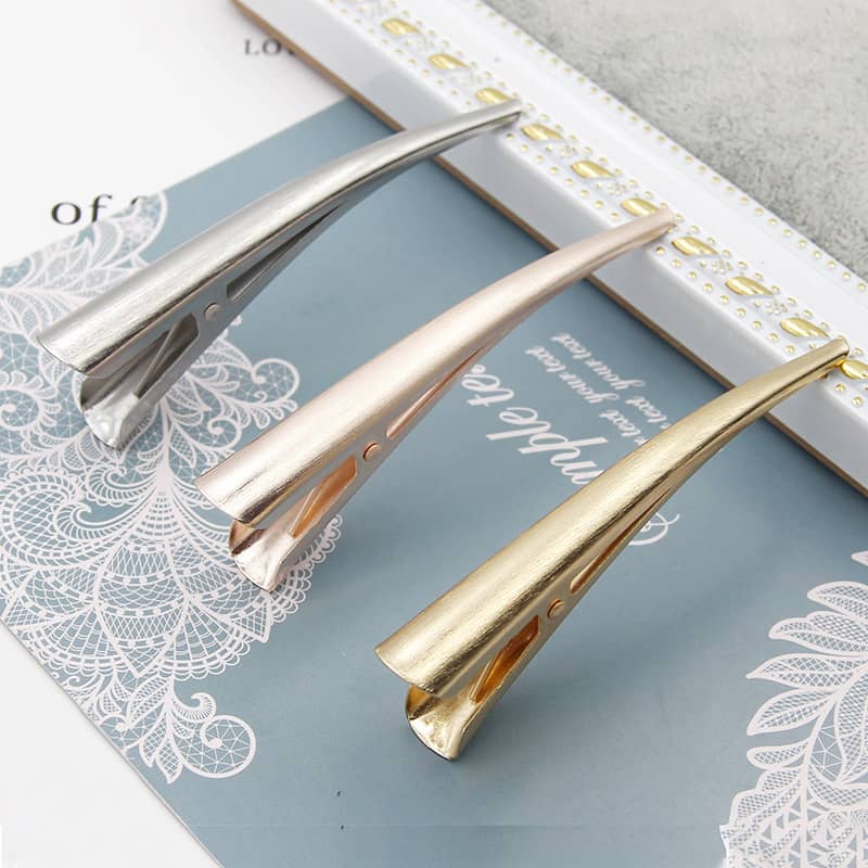 Simple New Style Aquiline Shape Brushed Metal Hairpin