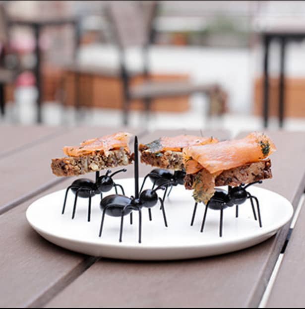 Creative Fruit Fork Party Series Ant Toothpick A Box Of 12