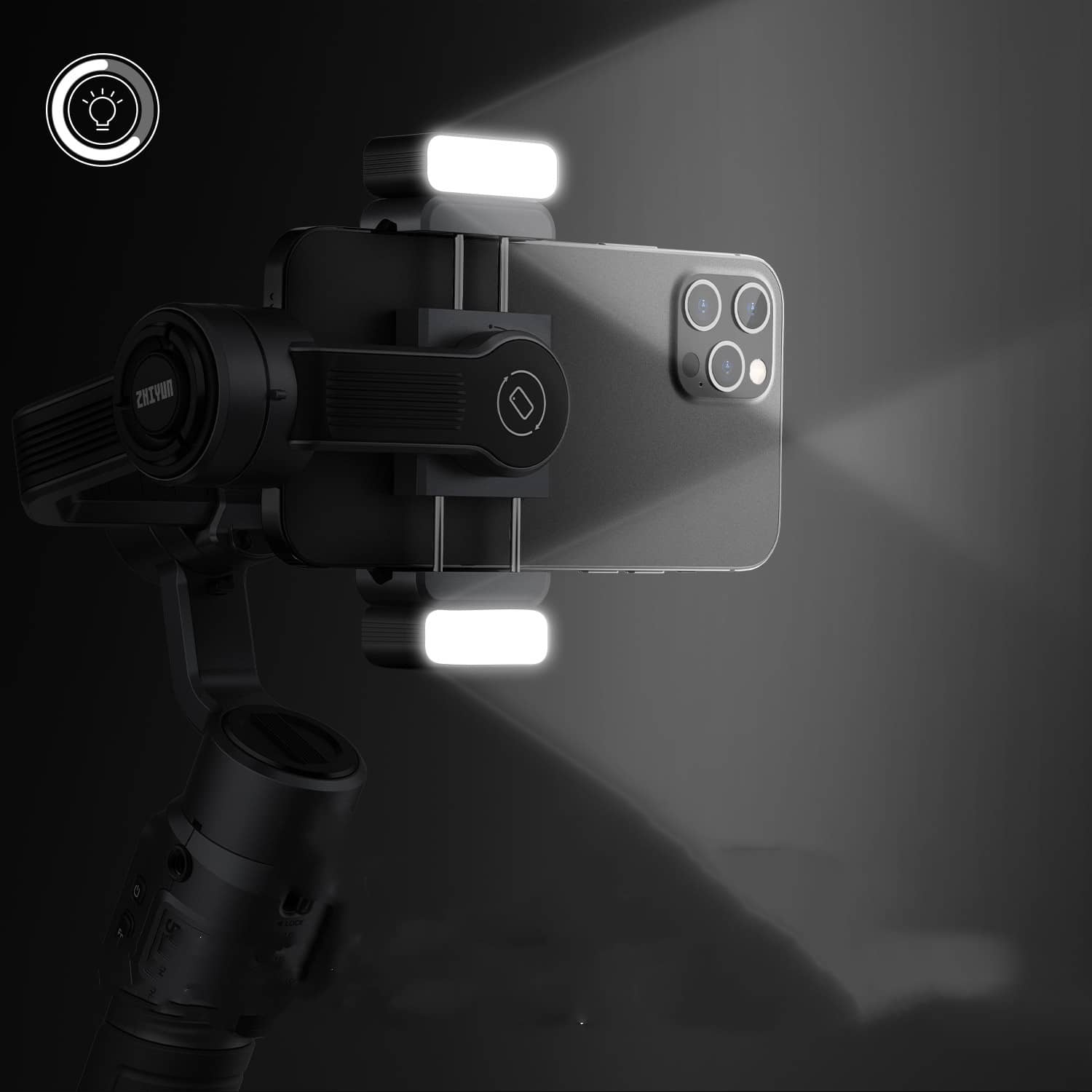 Three-axis Mobile Phone Gimbal Handheld Anti-shake Shooti…