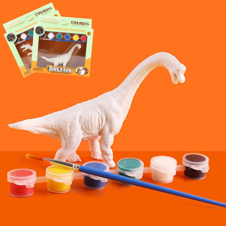 Diy Painted Dinosaur Model Hand Painted Graffiti Tyrannos…