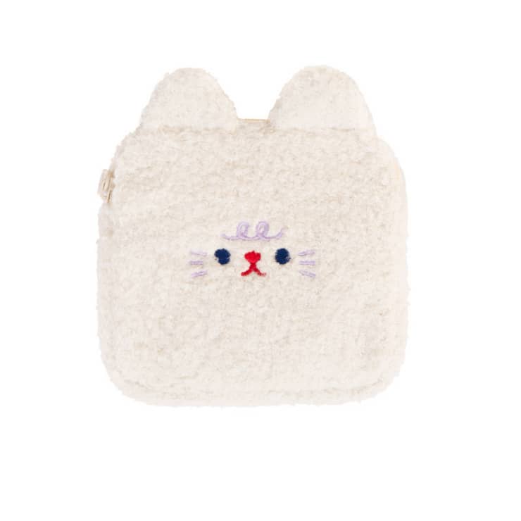 Large-capacity Sanitary Napkin Bag Plush Embroidery Menst…