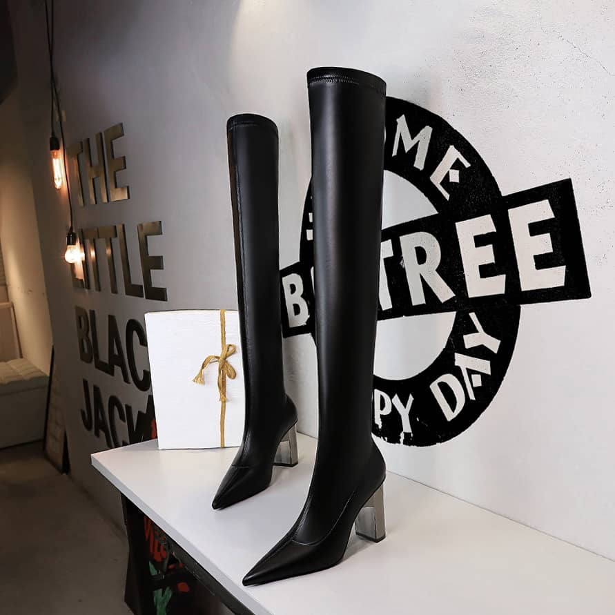 Women's High Heel Pointy Sexy Over-the-knee Boots
