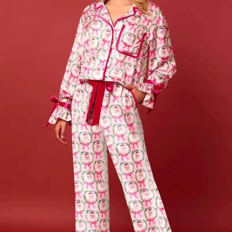 European And American Original Printing Suit Pajamas