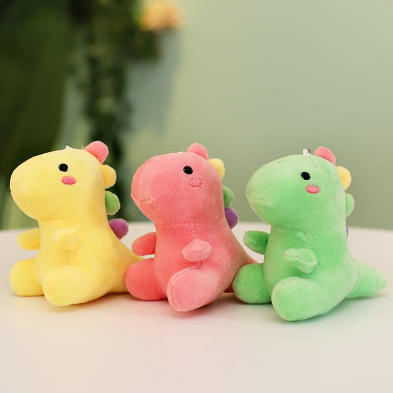 Cartoon Dinosaur Doll Stuffed Toy Pendant Keychain