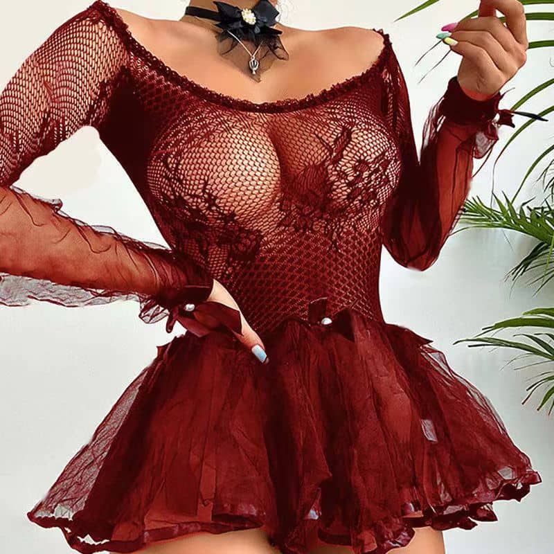 Women's Fashion Personality See-through Pajamas