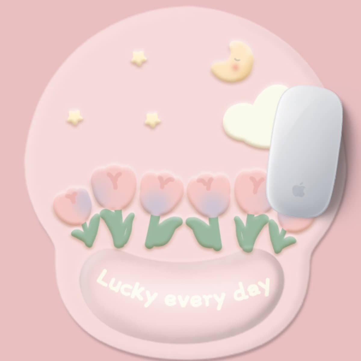 Tulip Mouse Pad Thickened Wristband Pad Cartoon Keyboard…
