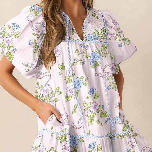 European And American Leisure All-matching Printed Loose…